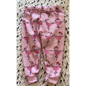 Flamingo Christmas leggings